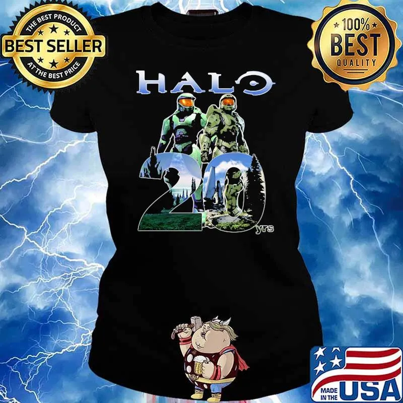 Halo 20 years s Ladies tee