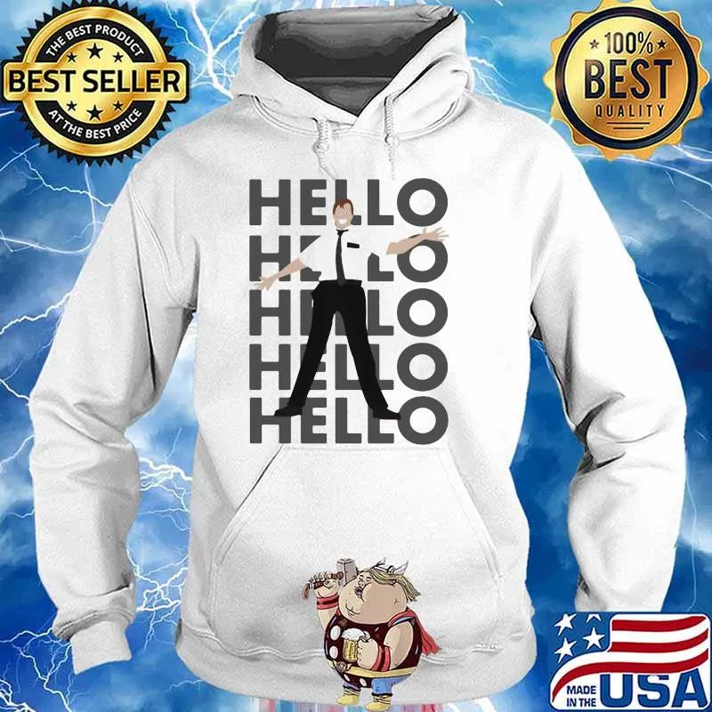 Hello saying man Hoodie