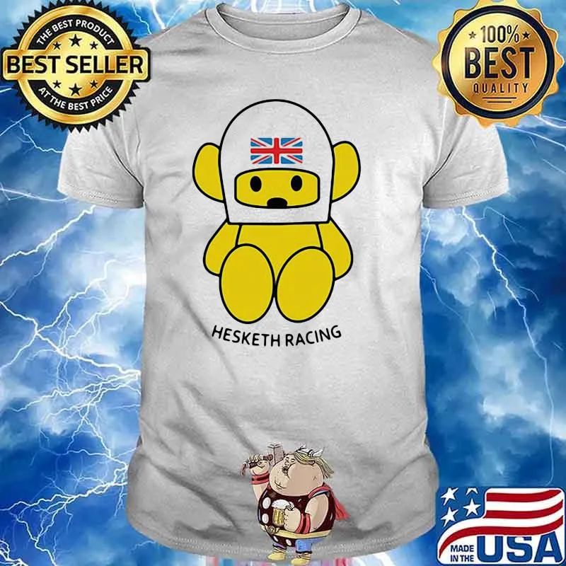 Hesketh Racing Bear Helmet American Flag Shirt