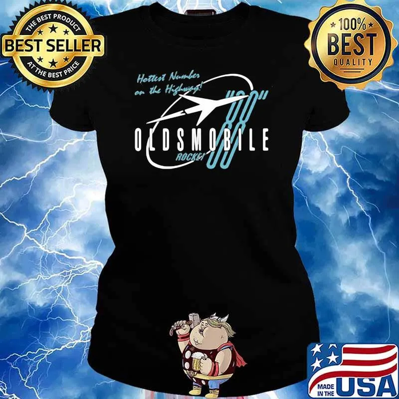Hottent Munber On The Highway Oldsmobile 88 Shirt Ladies tee