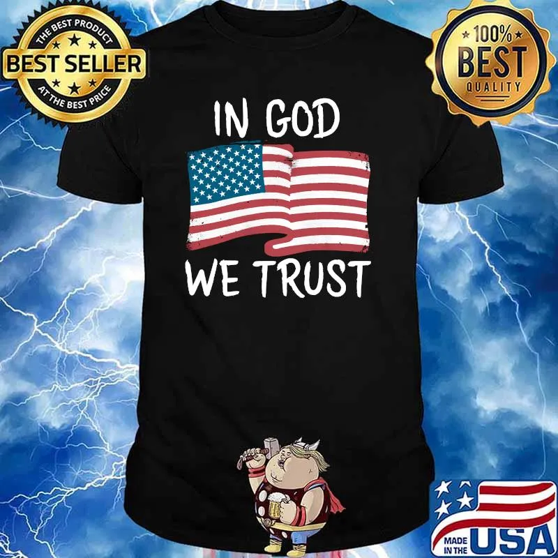 In God We Trust American Flag T-Shirt