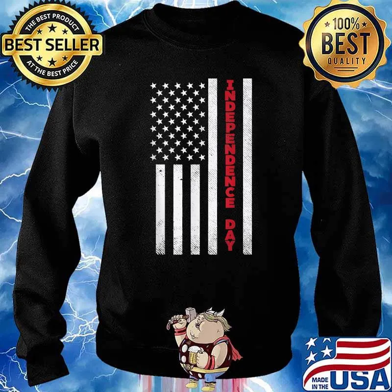 Independence Day American Flag 4th of July Patriot T-Shirt Sweater
