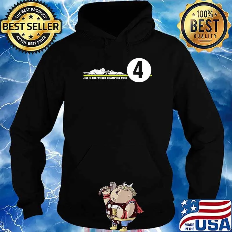 Jim Clark World Champion Car Shirt Hoodie
