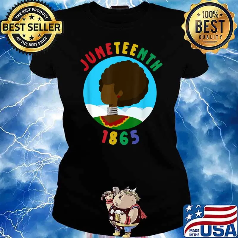 Juneteenth 1865 Melanin Ancestors T-Shirt Ladies tee