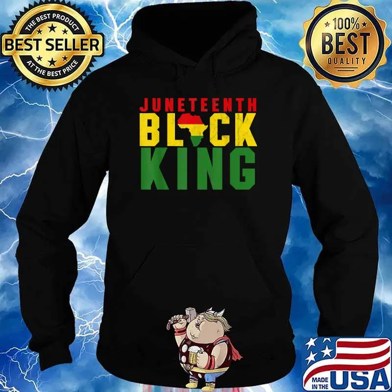 Juneteenth Black King Emancipation Day T-Shirt Hoodie