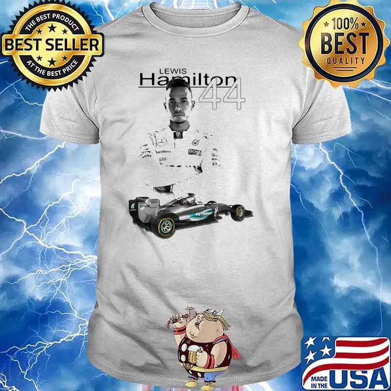 Lewis Hamilton 44 Car Shirt