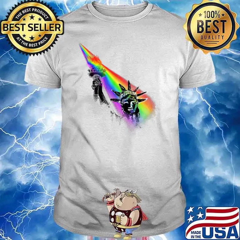 LGBT Pride Statue of liberty Rainbow T-Shirt