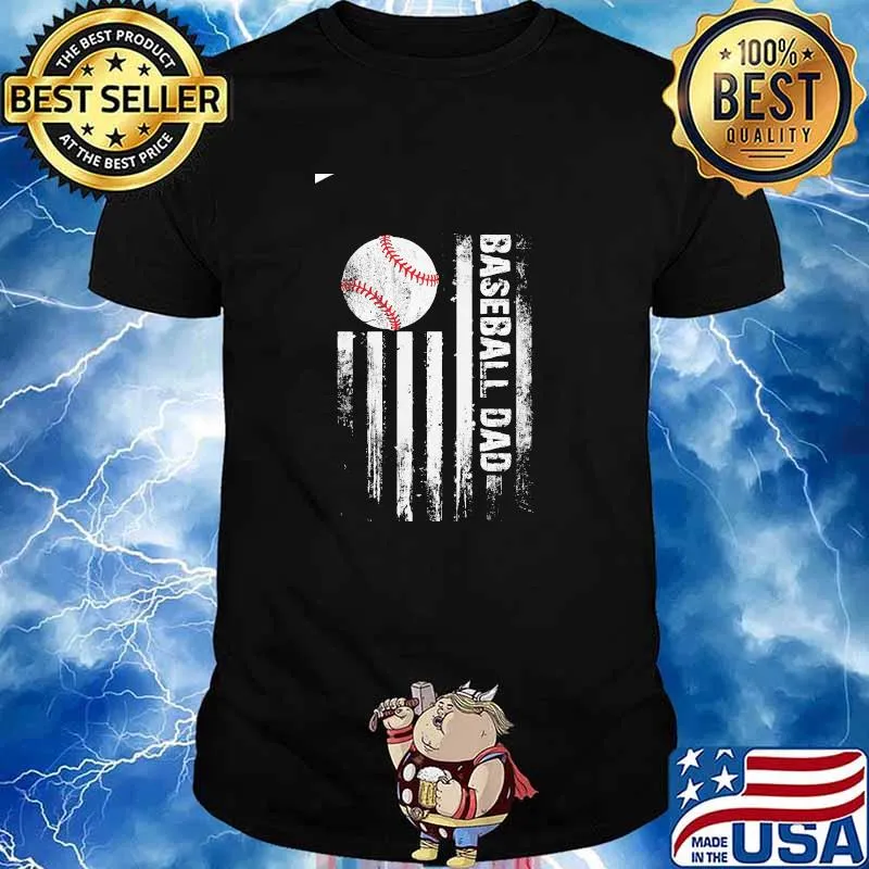 Love Baseball Flag Shirt