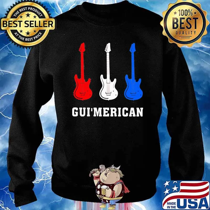 Love Gui'merican Guitar Shirt Sweater