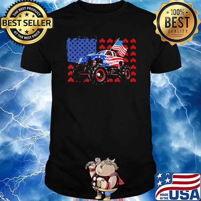 Love Jeep American Flag Shirt