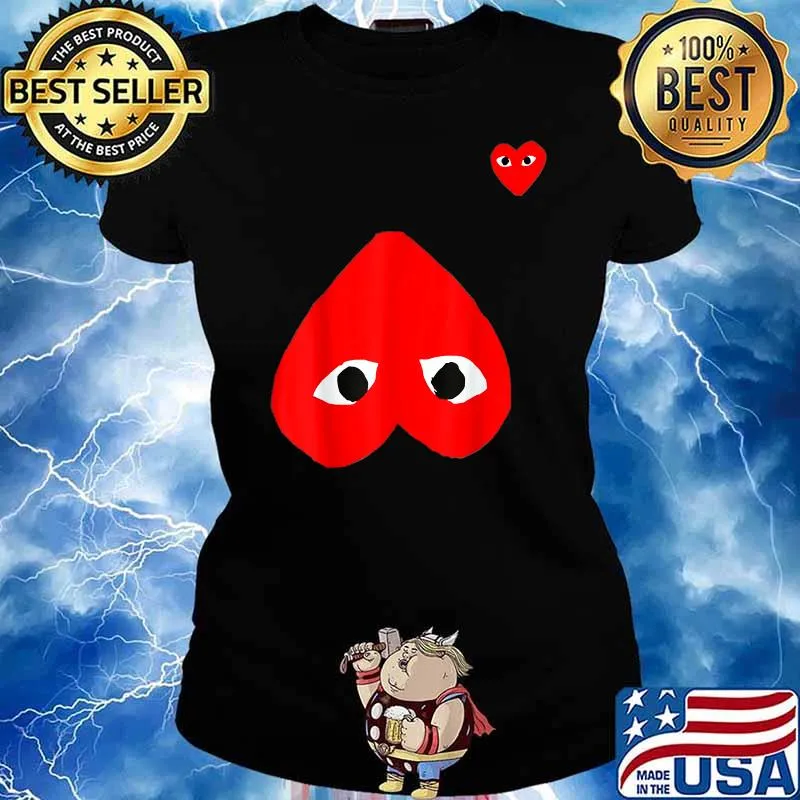 Lovely Heart Pocket T-Shirt Ladies tee