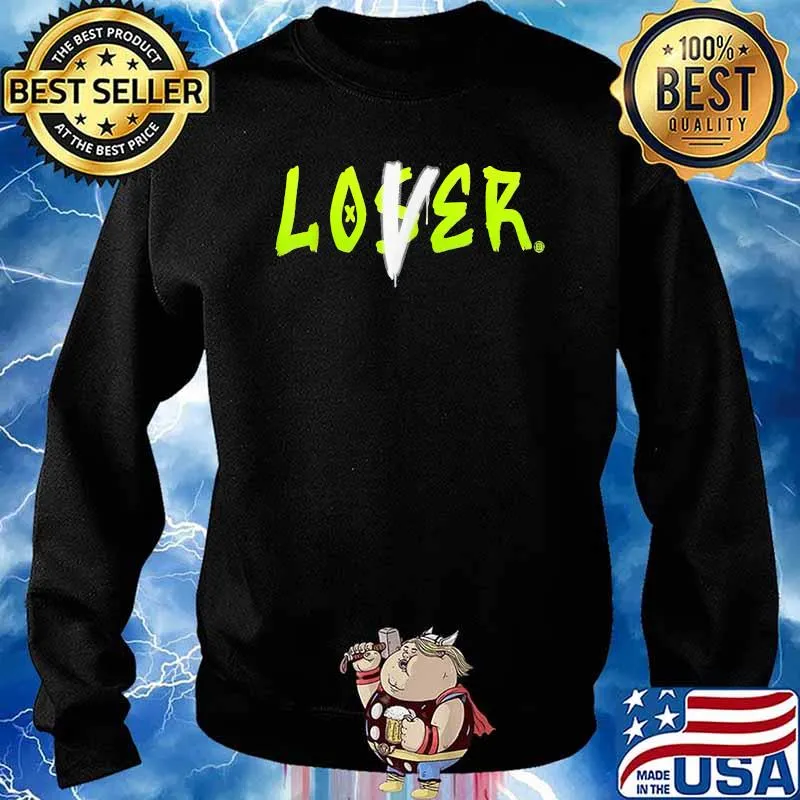 Lover Loser Graphic Tee Match Jordan 6 Electric Green T-Shirt Sweater