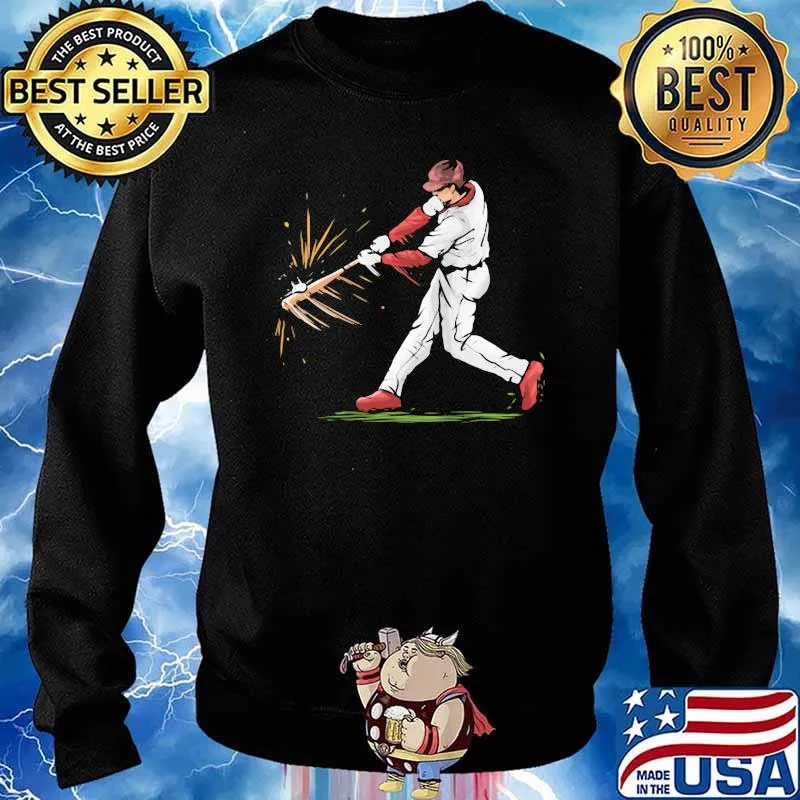 Man player baseball Sweater