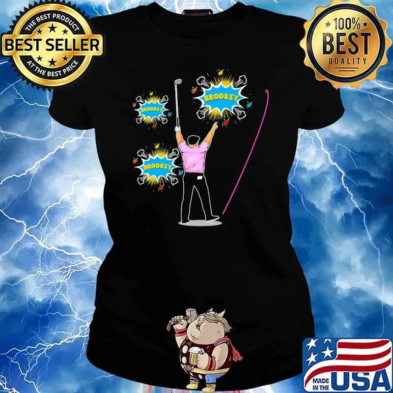 Man saying brooksy player golf Ladies tee