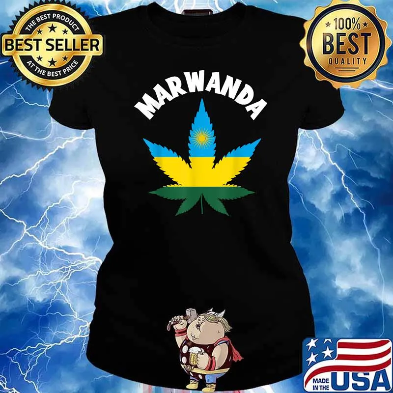 Marwanda Cannabis Flag T-Shirt Ladies tee