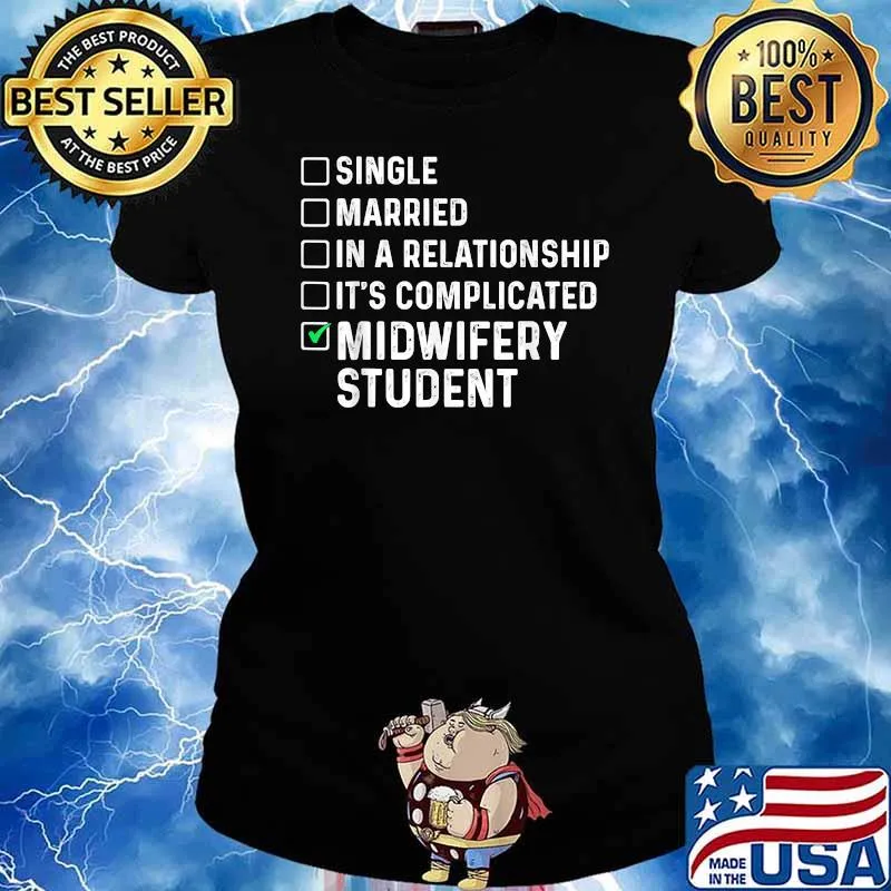 Midwife Student Midwifery Week T-Shirt Ladies tee