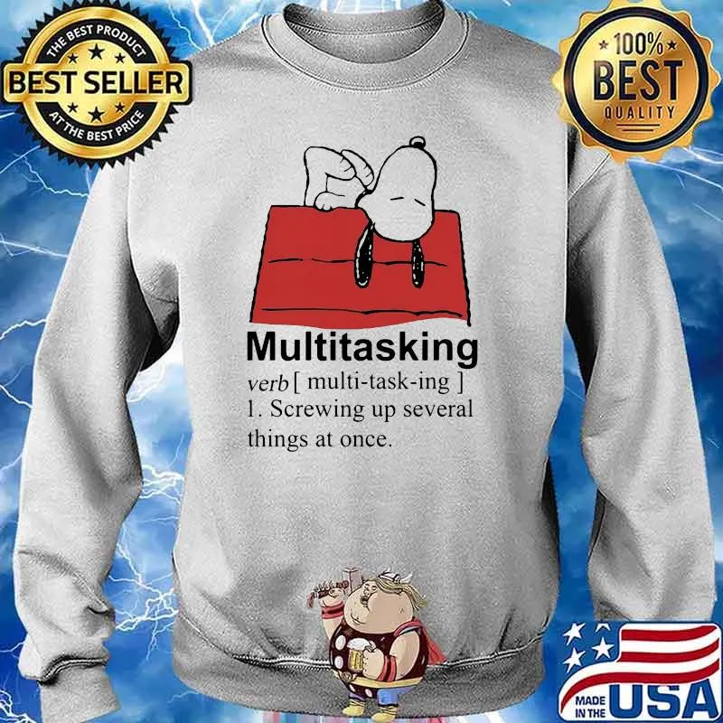 Multitasking Screwing Up Several Things At One Snoopy s Sweater