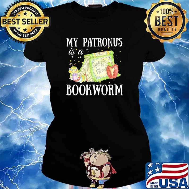 My patronus is a book worn s Ladies tee