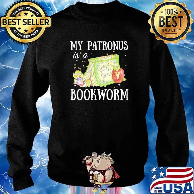 My patronus is a book worn s Sweater