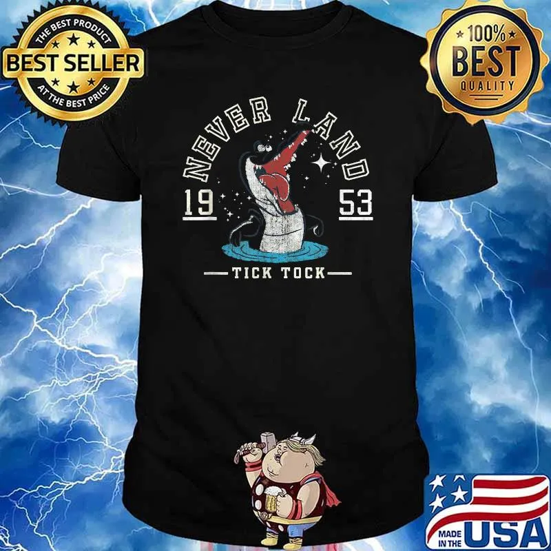 Neverland Croc Collegiate Tick Tock 1953 T-Shirt