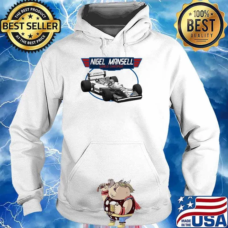 Nigel Mansell World Champion Shirt Hoodie
