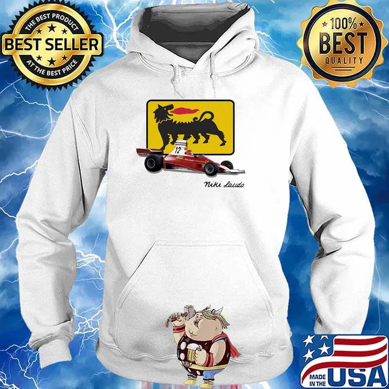 Niki Lauda Scudera Ferrari 12 Car Shirt Hoodie