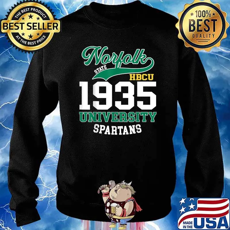 Norfolk state HBCU 1935 university Spartans T-Shirt Sweater