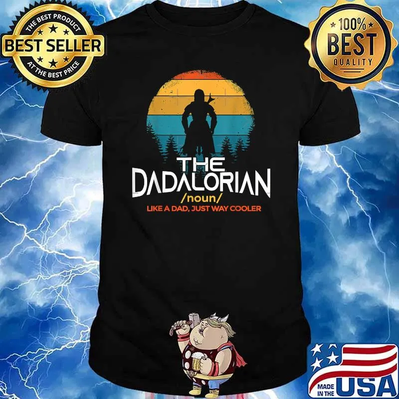 Noun The Dadalorian Like A Dad Just Way Cooler Father's Day Vintage T-Shirt