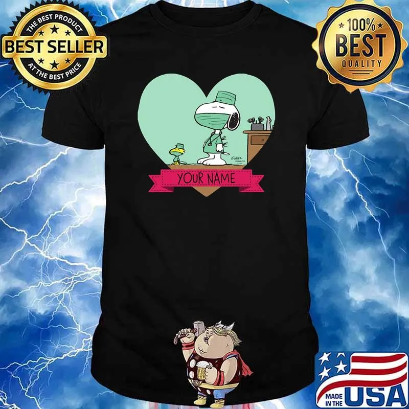 Nurse Snoopy Heart Shirt