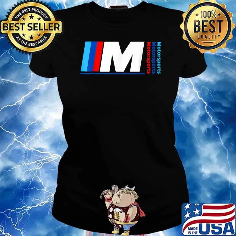 Official B.M.W. M- Motorsports T-Shirt Ladies tee
