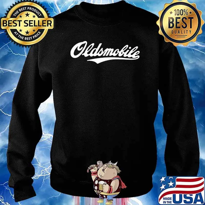 Oldsmobile Cursive Logo Shirt Sweater