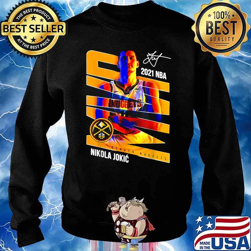 Peep Nikola Jokic's MVP Signature T-Shirt Sweater