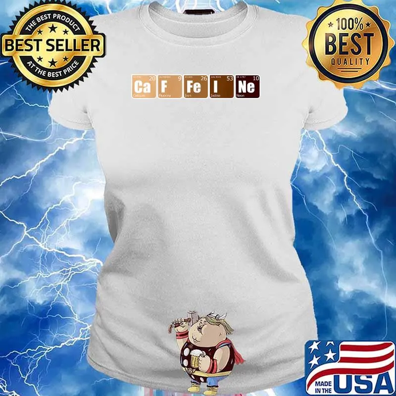 PERIODICALLY Caffeine Elements T-Shirt Ladies tee