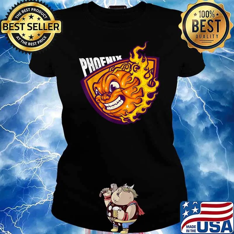 Phoenix City Arizona Basketball State Retro Valley T-Shirt Ladies tee