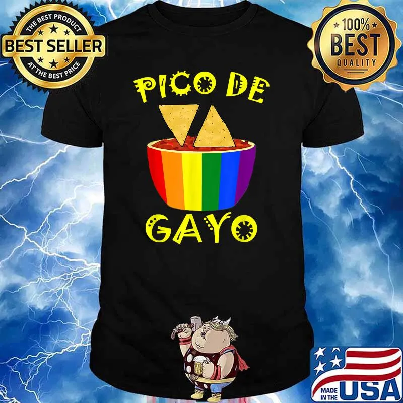 Pico De gayo LGBT Gay Pride Lesbian Bisexual Transgender T-Shirt