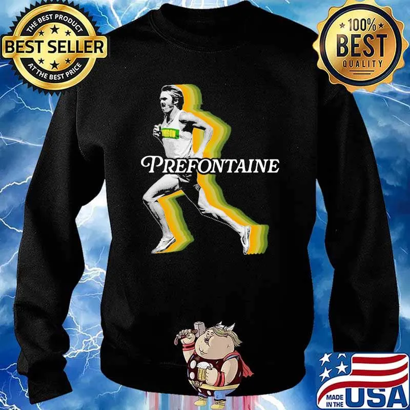 Prefontaine running man Sweater