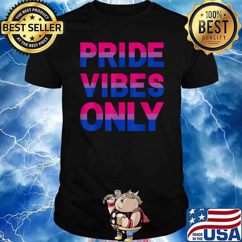 Pride Vibes Only Bisexual LGBTQI T-Shirt