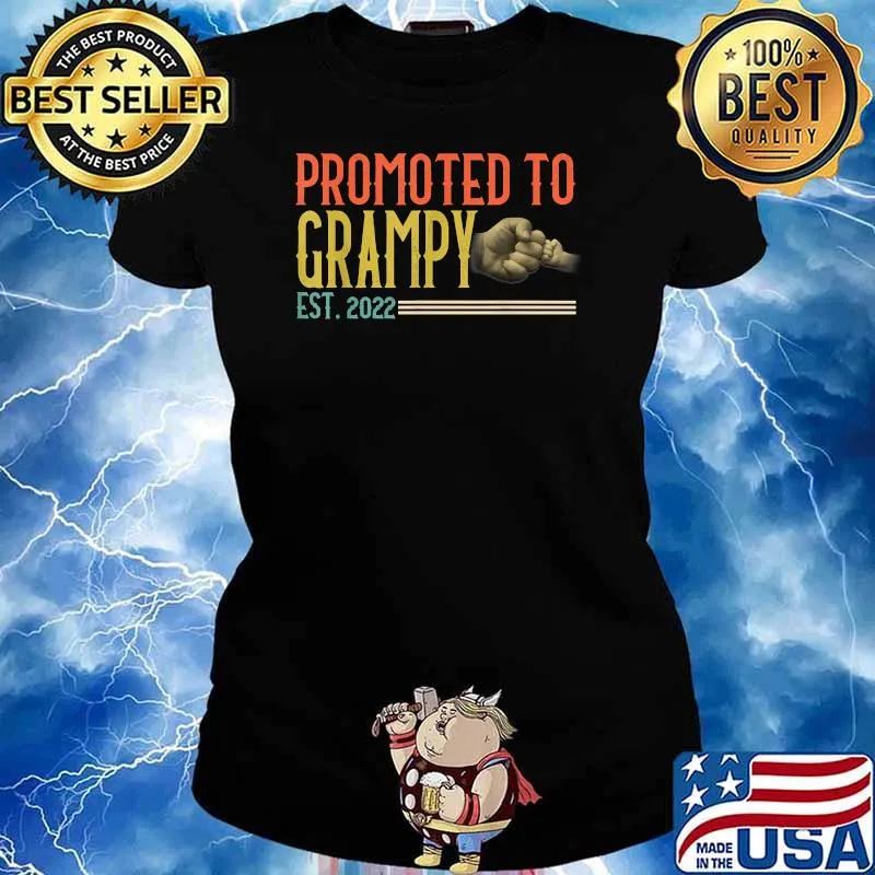 Promoted To Grampy 2022 T-Shirt Ladies tee