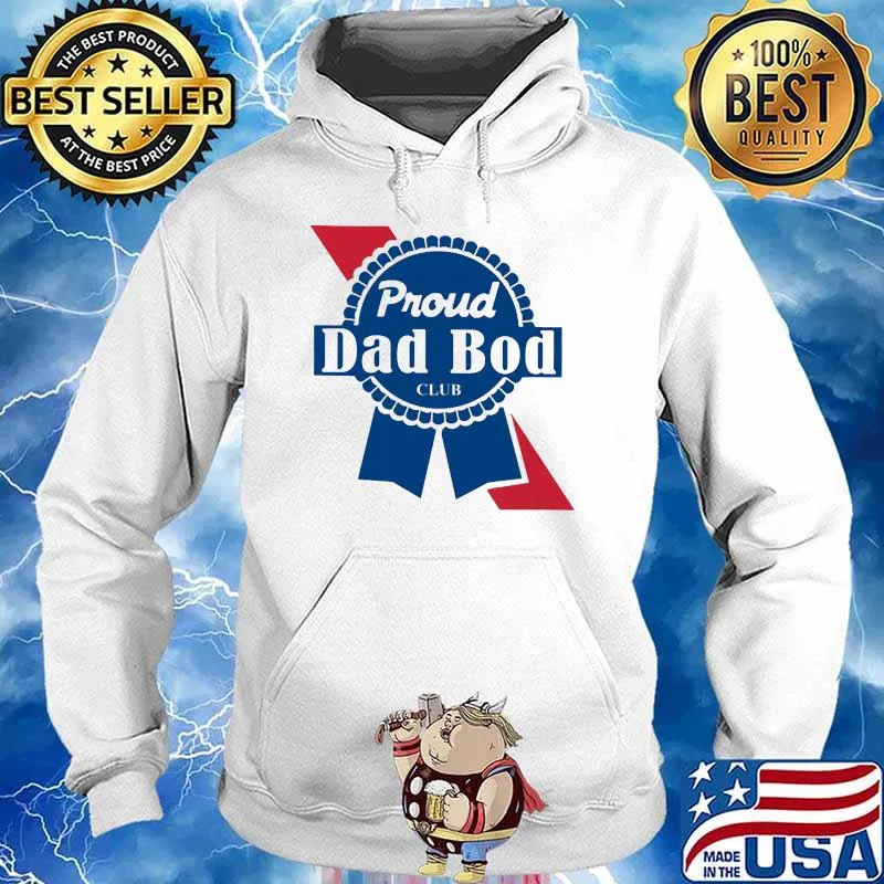 Proud dad bod club Hoodie