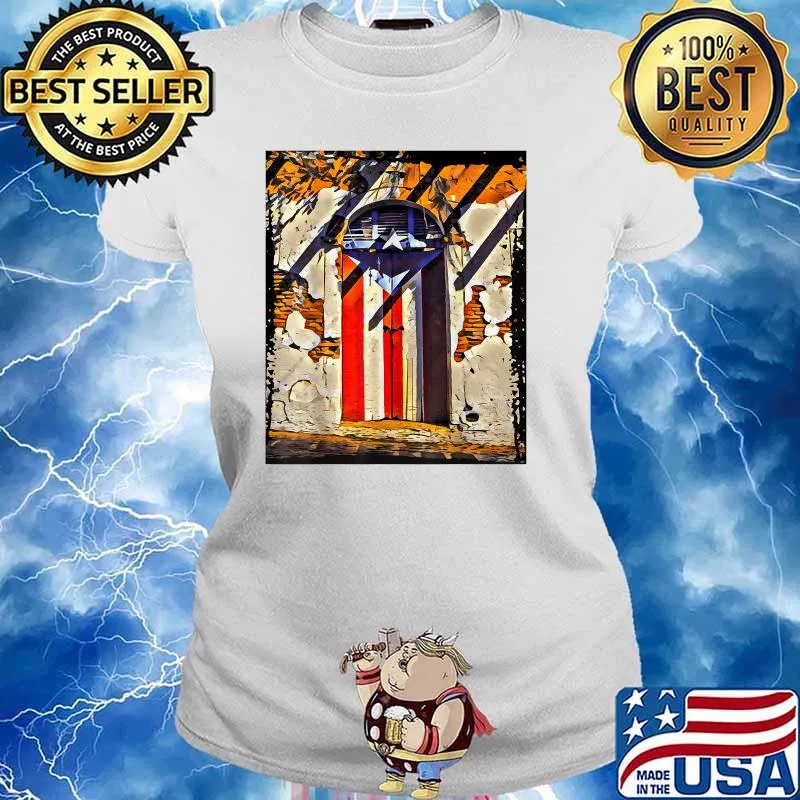 Puerto rican ,bandera bonita T-Shirt Ladies tee