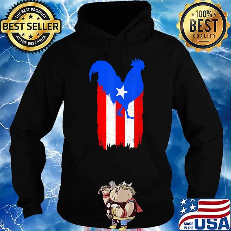 Puerto Rico Gallero Puerto Rican Flag Pride Boricua T-Shirt Hoodie