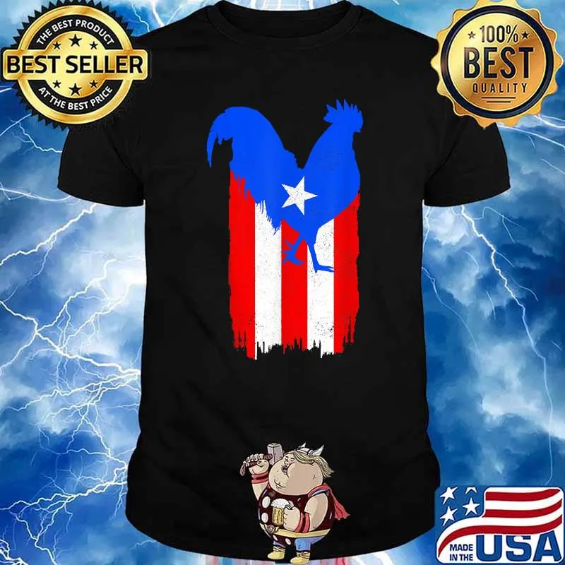 Puerto Rico Gallero Puerto Rican Flag Pride Boricua T-Shirt