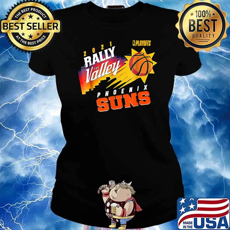 Rally The Valley City Jersey Phoenixs 2021 Suns Playoffs T-Shirt Ladies tee