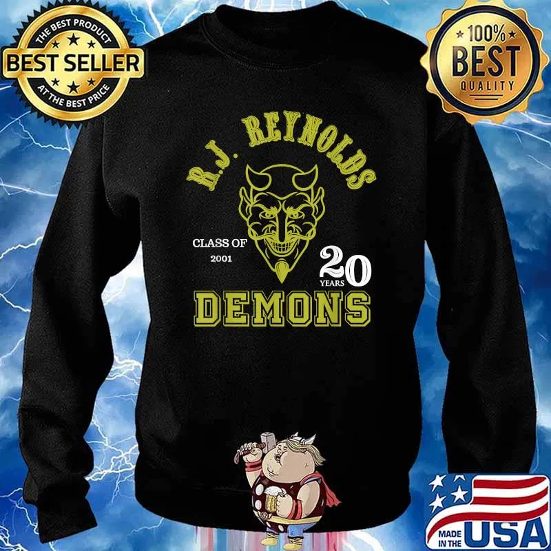 RJ Reynolds Demons Skull Amid the Pines T-Shirt Sweater