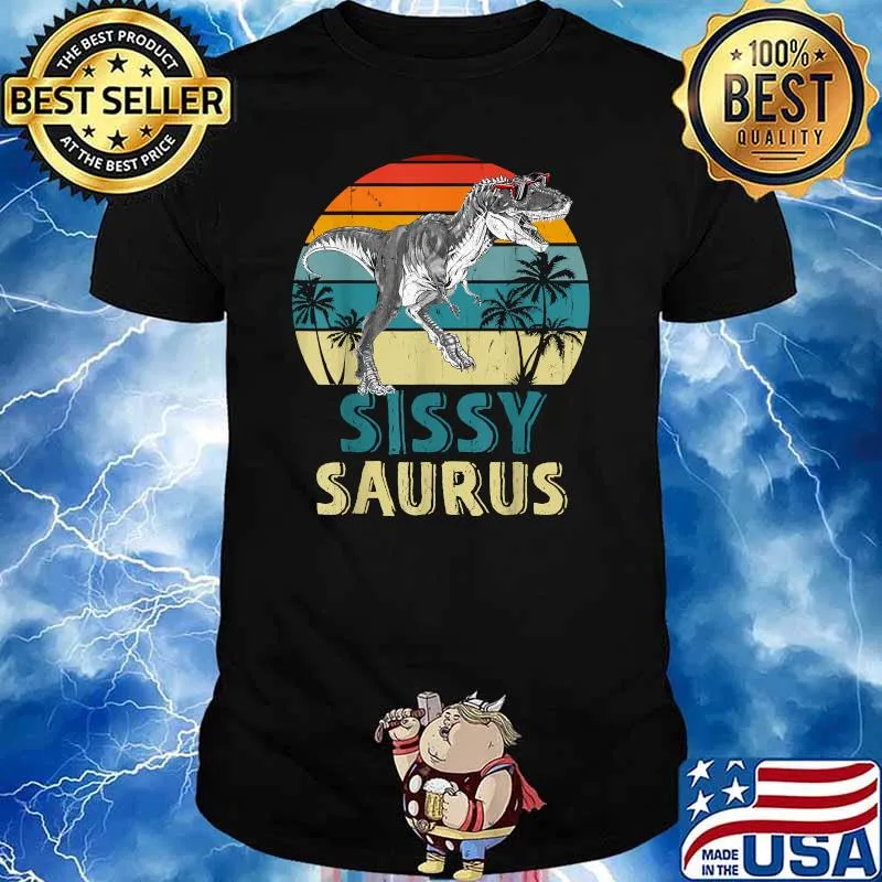 Sissysaurus T rex Dinosaur Vintage T-Shirt
