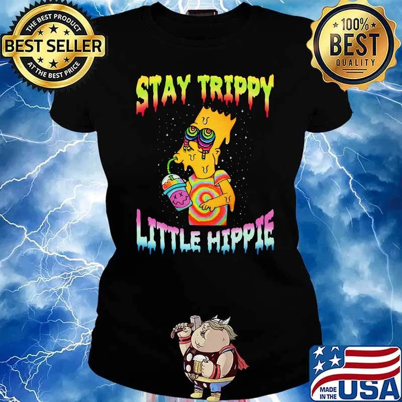 Stay trippy little hippie Ladies tee