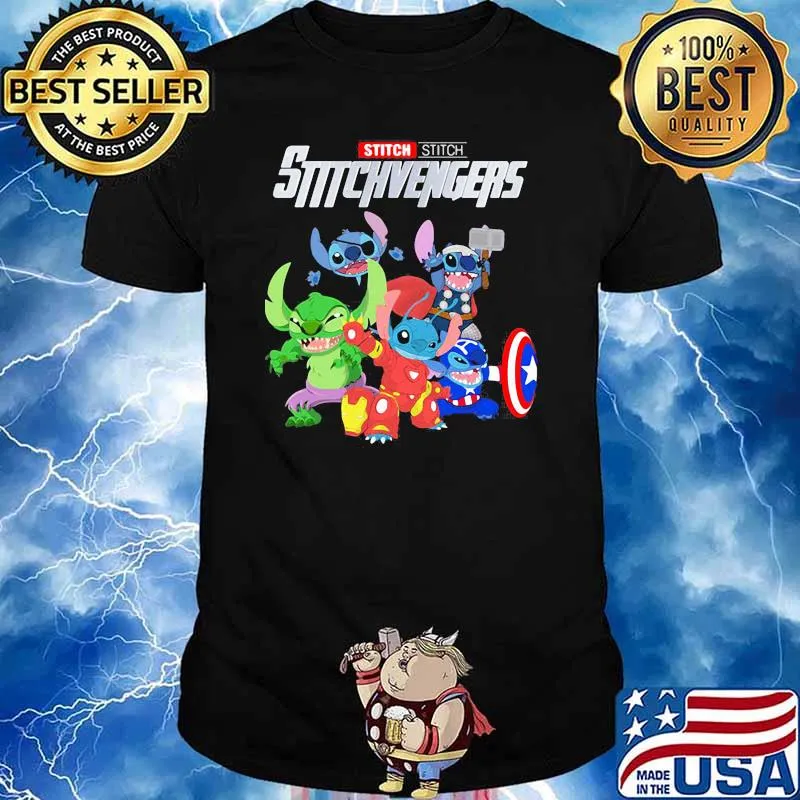 Stitch stitchvengers captain american shirt