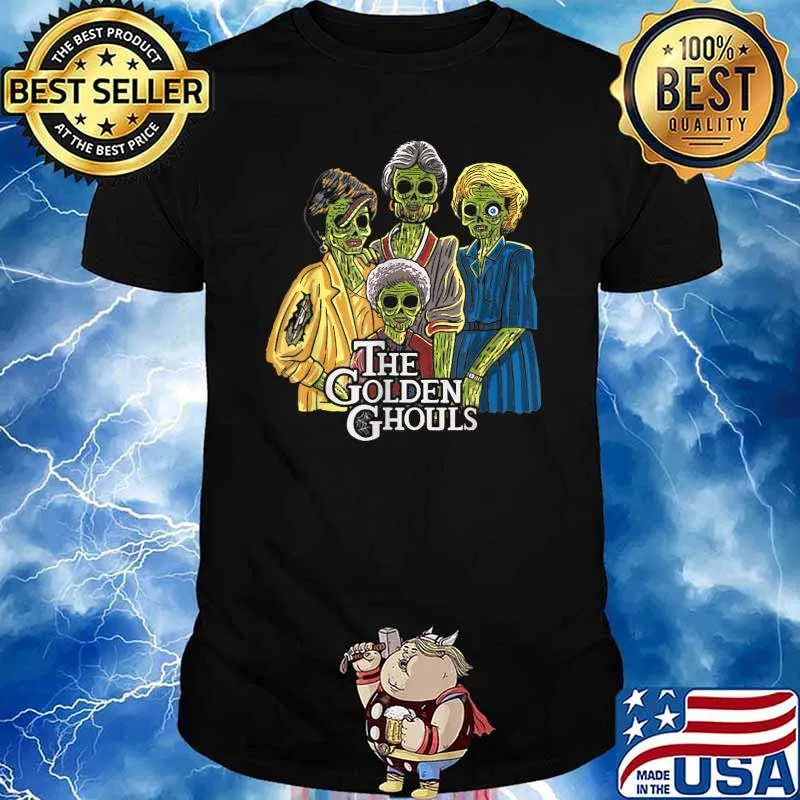 The Golden Ghouls Funny Halloween T-Shirt