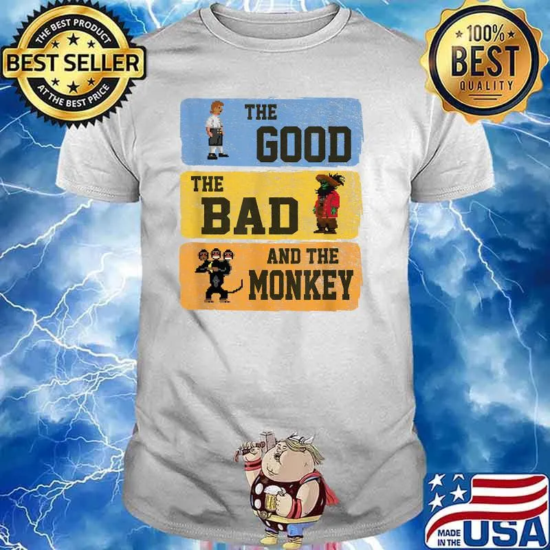The Good The Bad and The Monkey Vintage Island T-Shirt