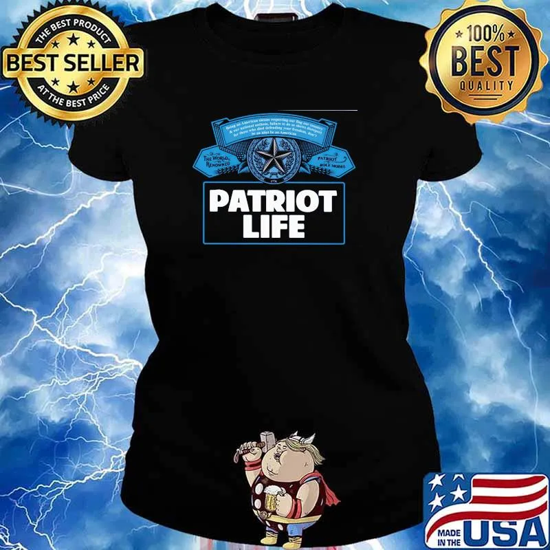 The world renowned patriot role shodel Ladies tee